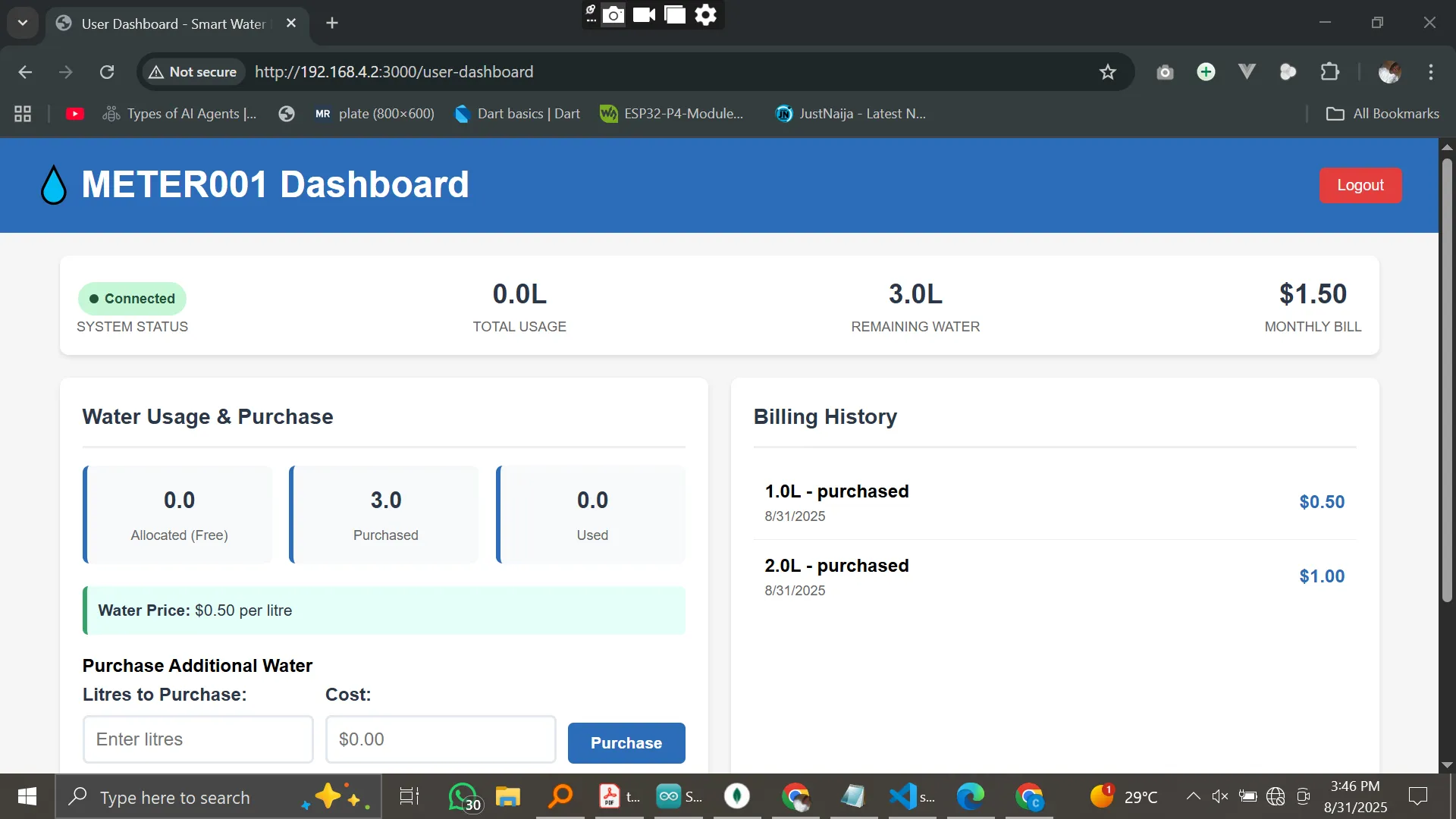 Smart Water Metering